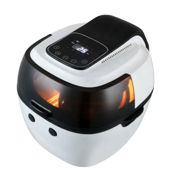 Commercial Electric 6-Liter LCD Display Air Fryer Plastic Digital Control Oil-Free for Household Use