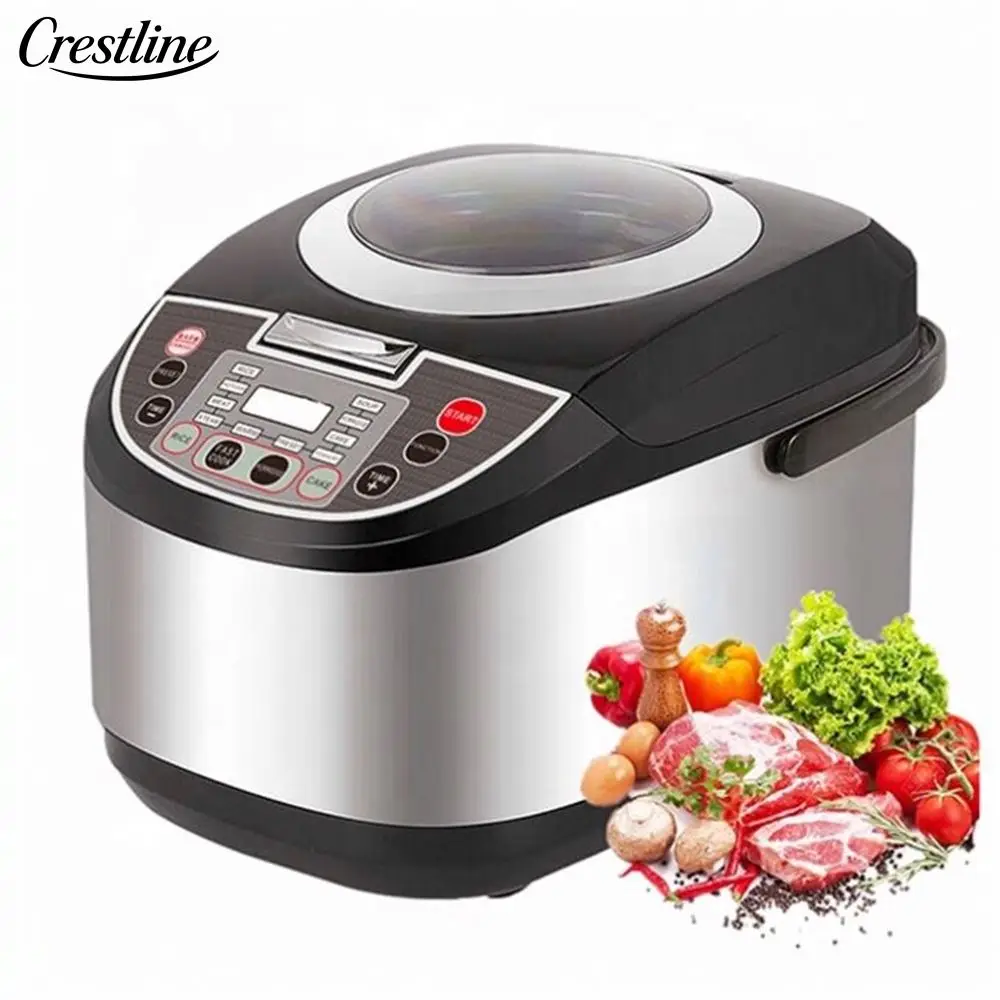 Industrial Multicooker Manufacturer 5l Digital Mini Electric Rice Cookers with Stainless Body