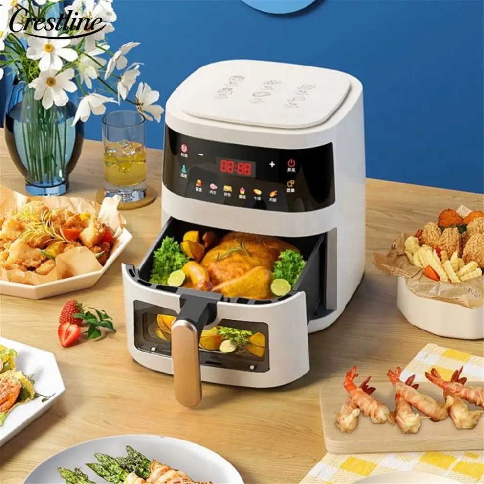 New Style Air Fryer Electric Kitchen Digital Oil Free Oven 5L High Quality Smart Air Fryer