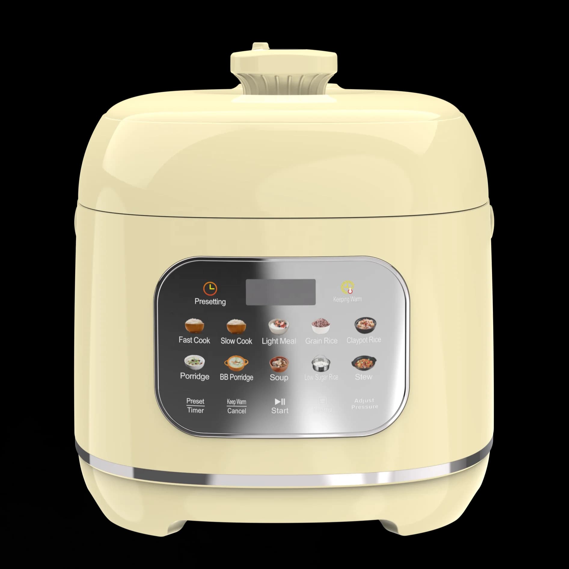 5L High Quality Source Factory New Electric Pressure Cooker Modern Touch Screen Smart Digital Control 10-In-1 Household