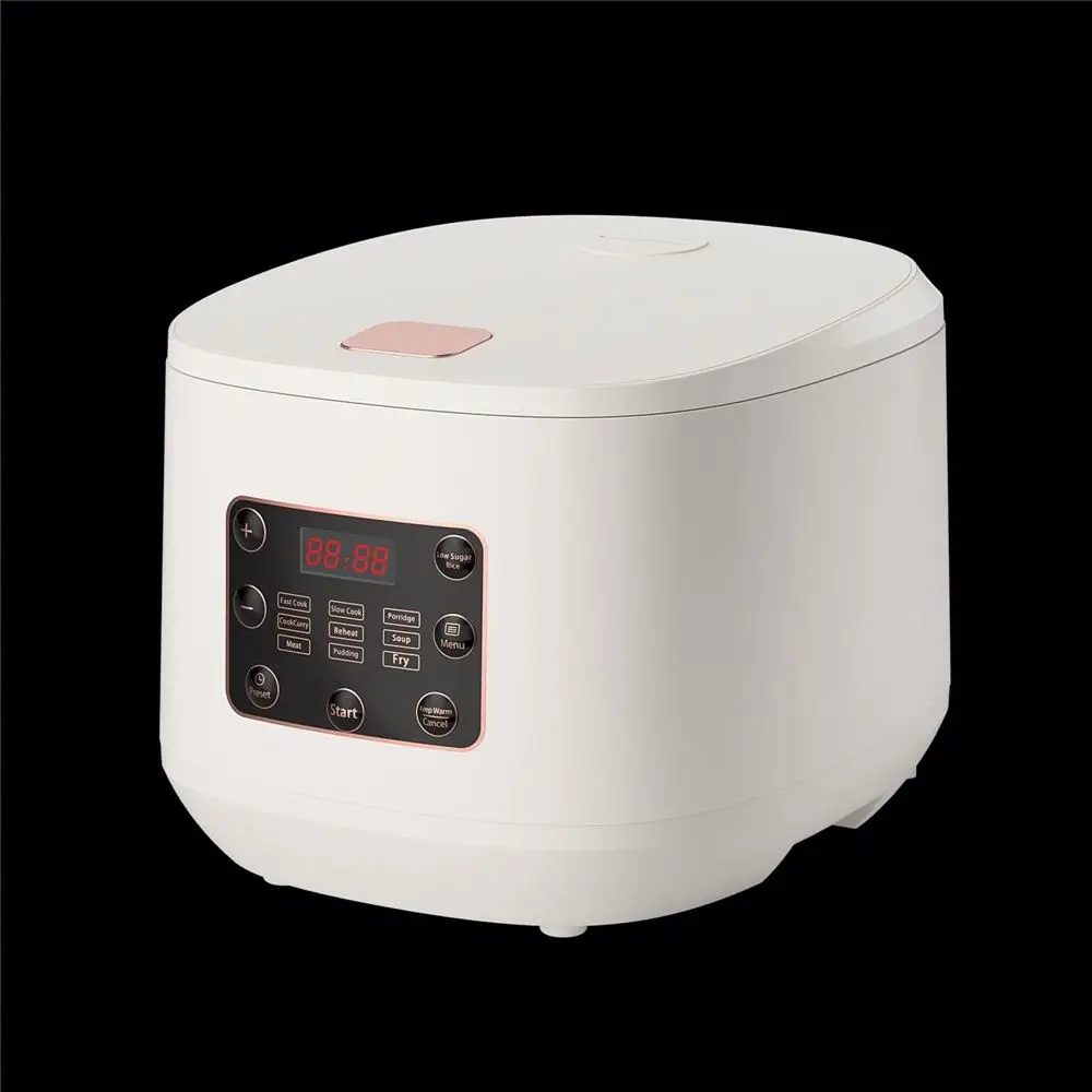 5L Digital Control Electric Rice Cooker with Paddle and Measuring Cup Household Use Accessory Pack Included