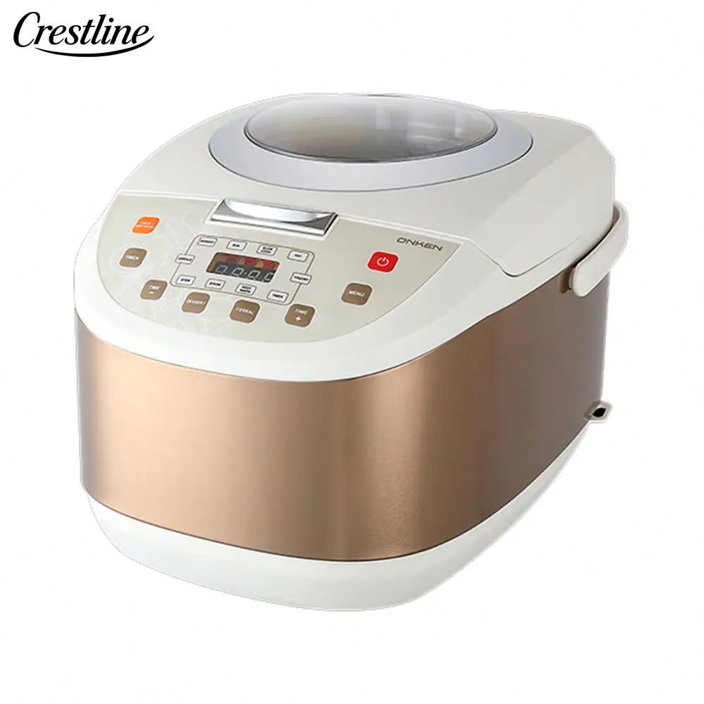 Commercial 5L Multifunction Express Electric Cooker Portable Stainless Steel Rice Cooker Smart Measuring Cup for Hotels