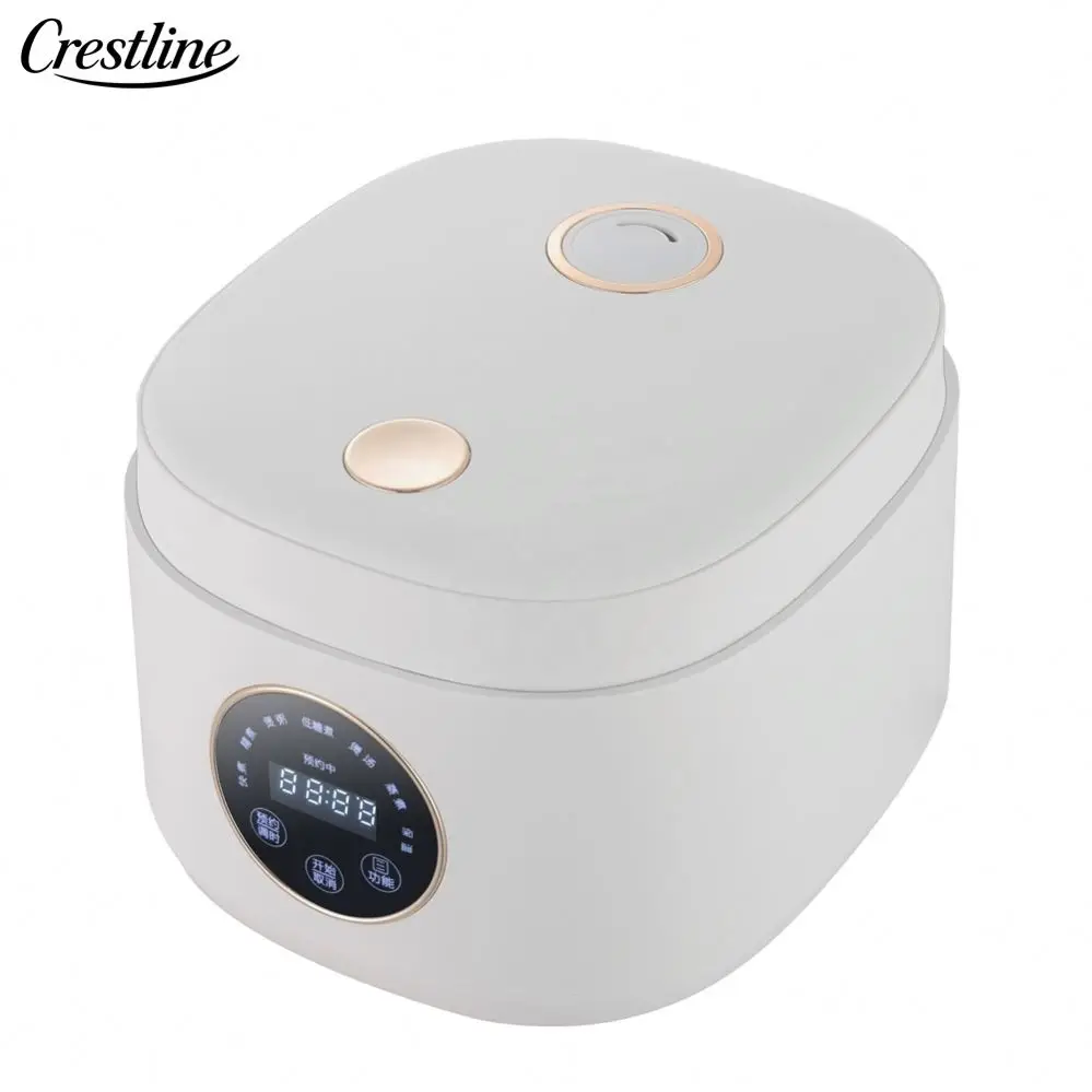 Multifunctional 3L Portable Electric Mini Rice Cooker for Kids Self-Cooking Rice with Measuring Cup for Household Use