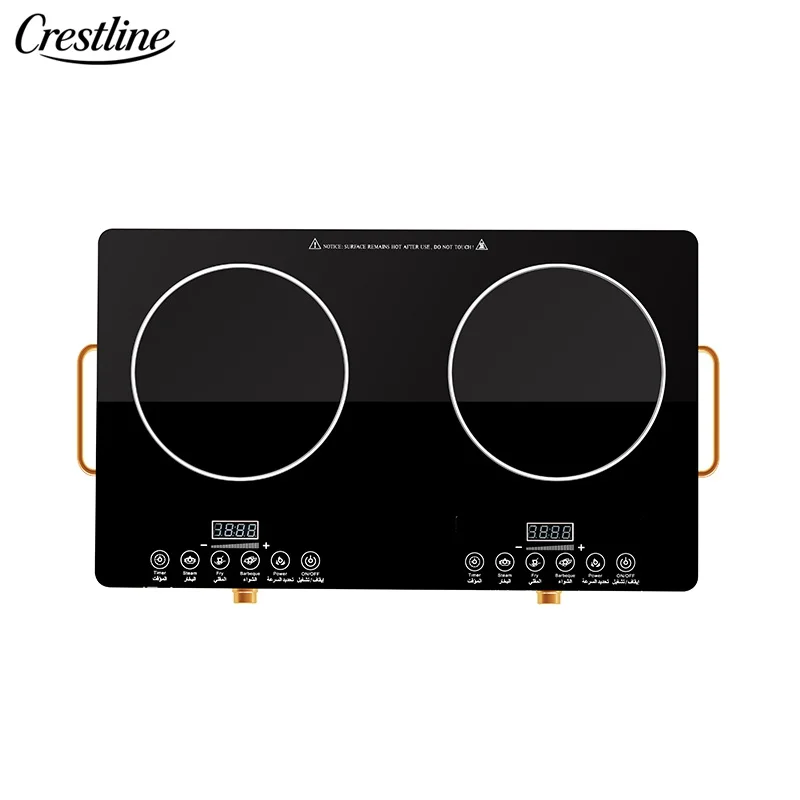 Kitchen Induction Cooktops Two Burners Infrared Ceramic Electric Stove