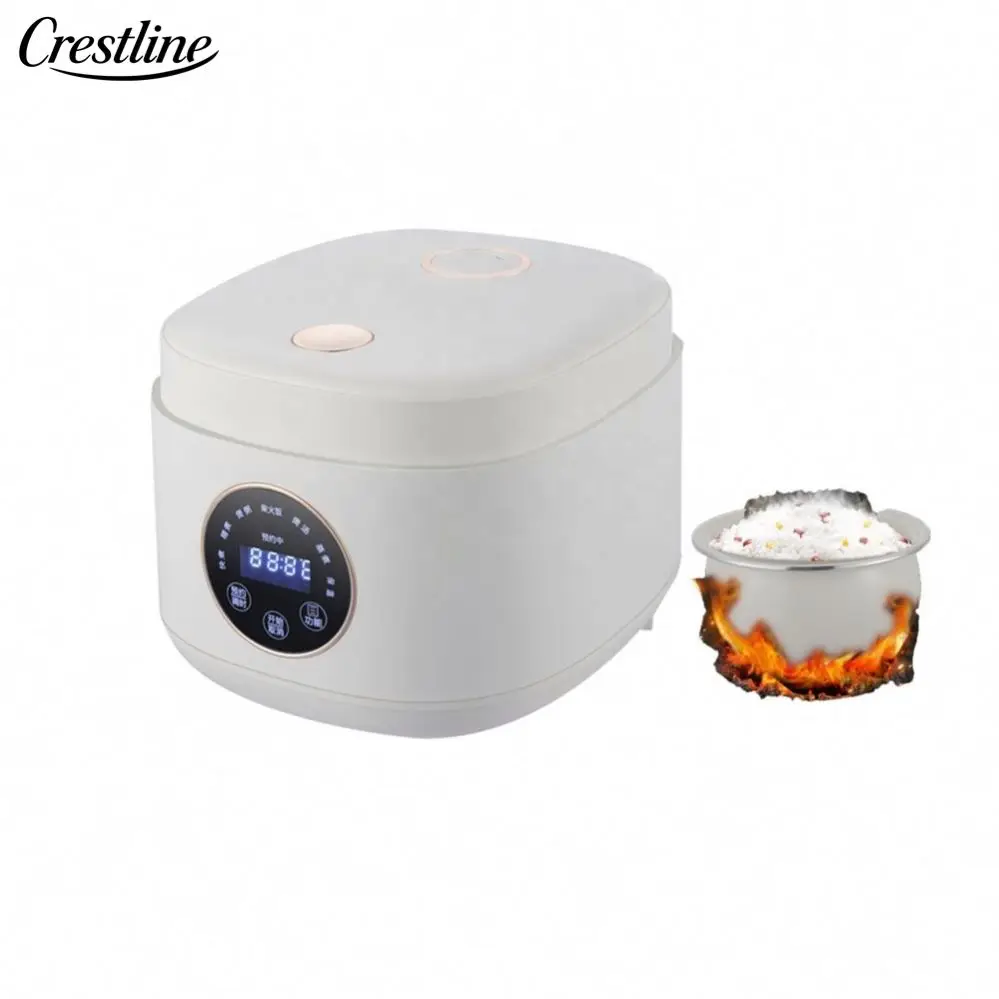 Best 1.2L Mini Ceramic Electric Rice Cooker Novel Fast Cooking with Two Inner Pots Replacement for Household Use