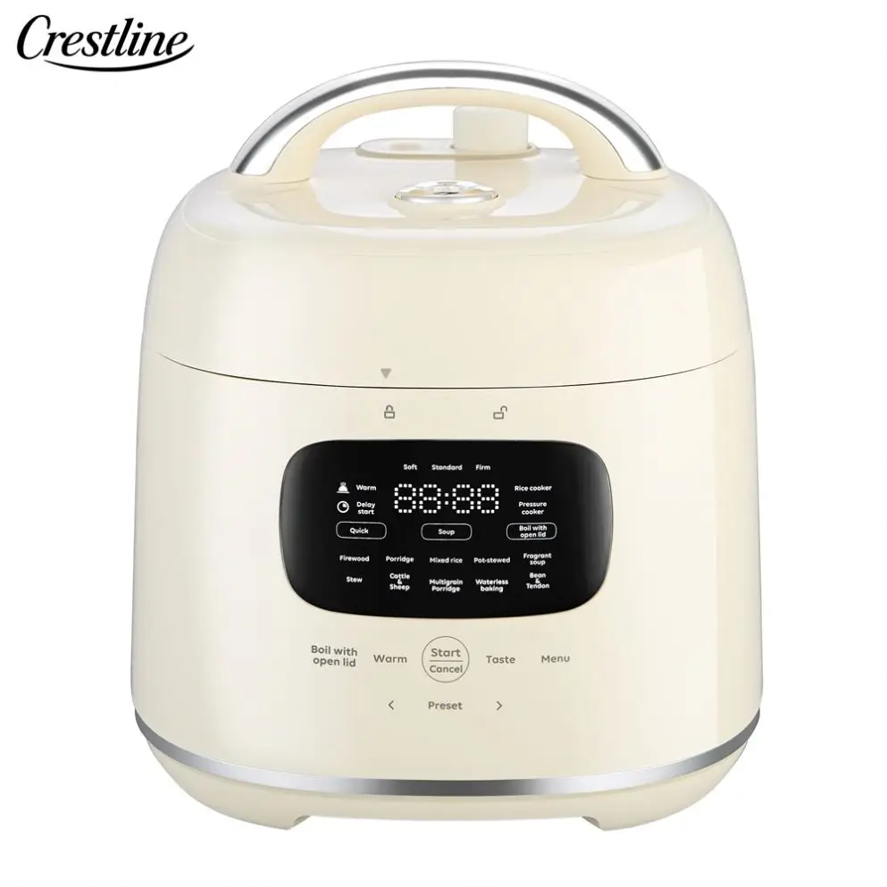 3L Capacity Stainless Steel Mini Rice Cooker Non-Stick Inner Pot Accessories Home Hotel Application Food Cooking Heating